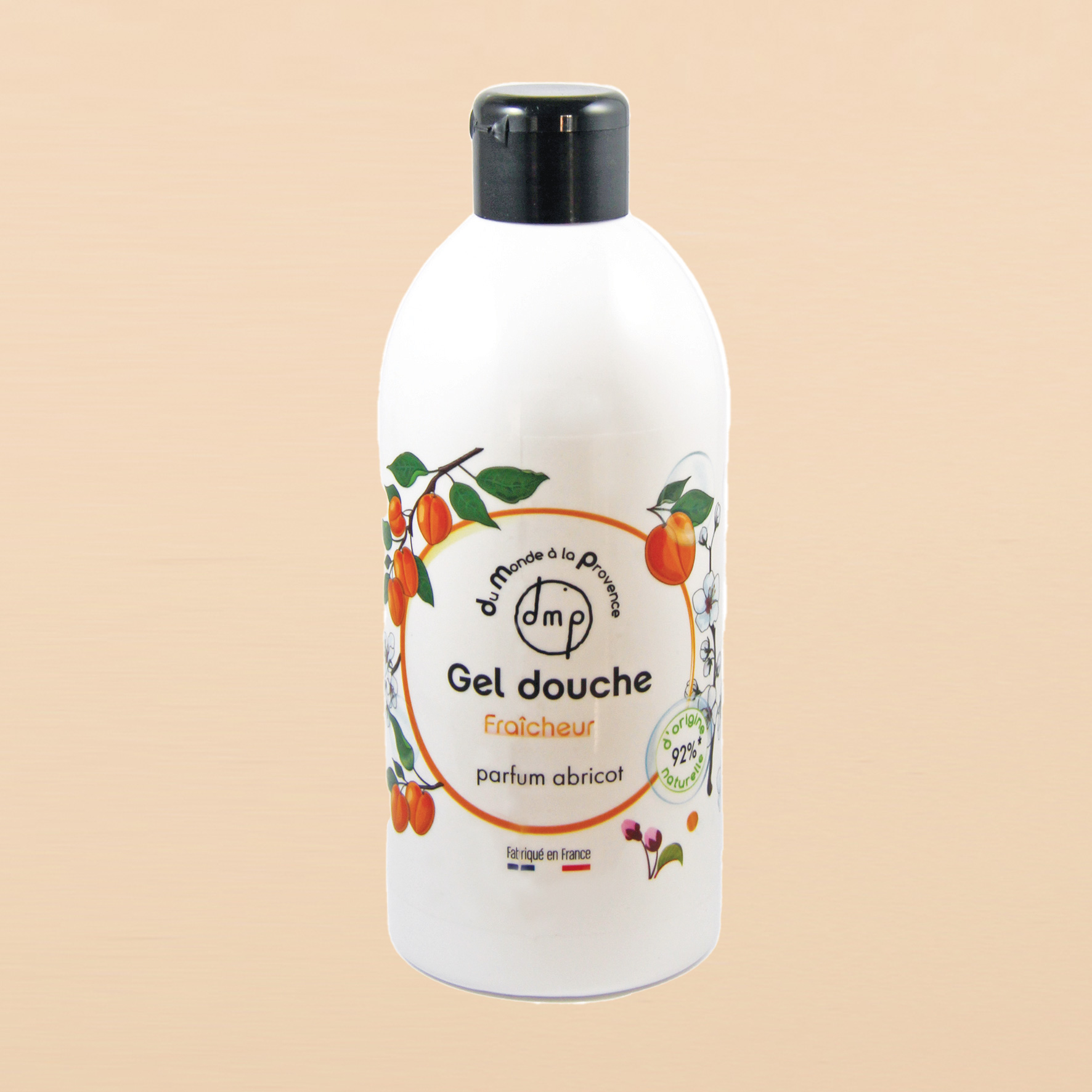 Gel douche parfum Abricot 500ml Du Monde à la Provence