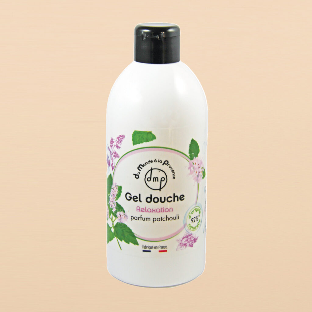 Gel douche parfum Patchouli 500ml Du Monde à la Provence