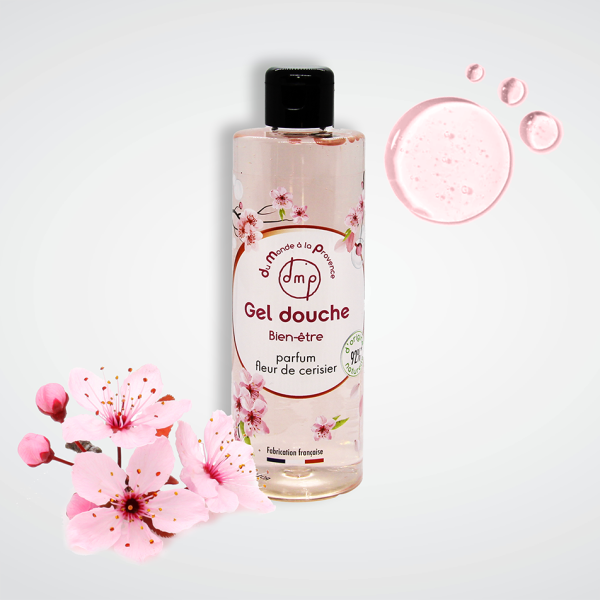 Gel douche Bien-être parfum Fleur de cerisier - 250ml – Image 2