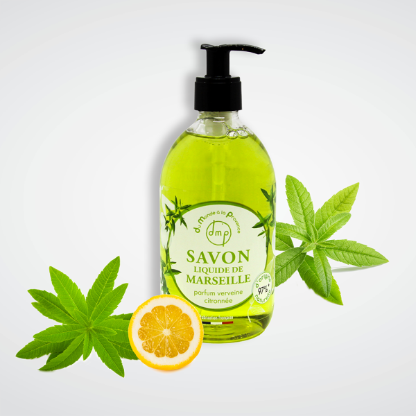 Savon de Marseille liquide parfum Verveine citronnée - 500ml – Image 2