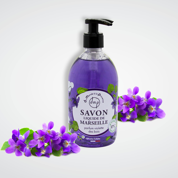 Savon de Marseille liquide parfum Violette des bois - 500ml – Image 2