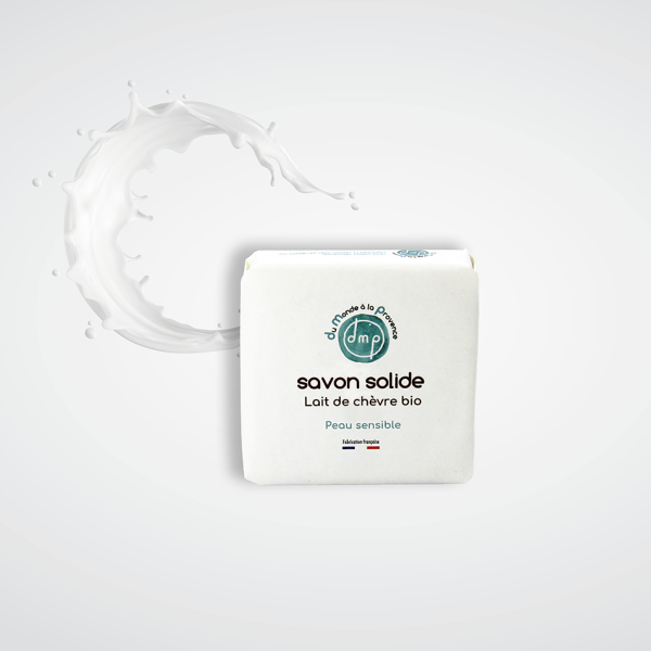 Savon solide mains au Lait de Chèvre BIO - 80g – Image 2