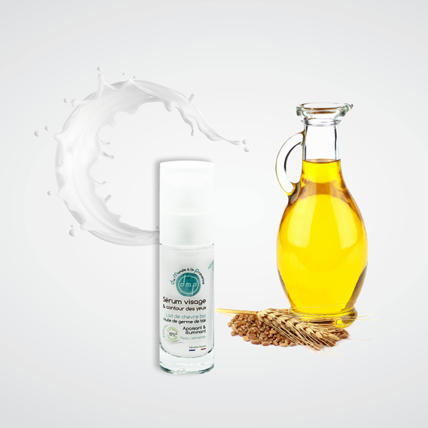 Sérum visage et contour des yeux au Lait de Chèvre BIO - 30ml – Image 2