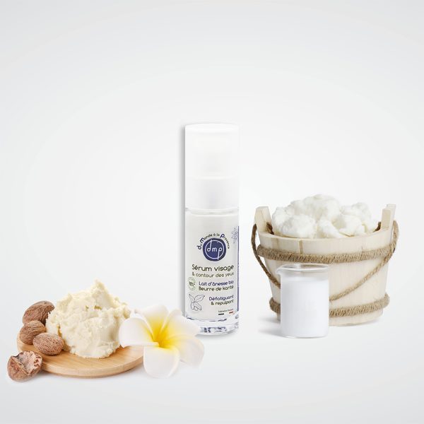 Sérum visage et contour des yeux au Lait d’Ânesse BIO et Karité - 30ml – Image 2