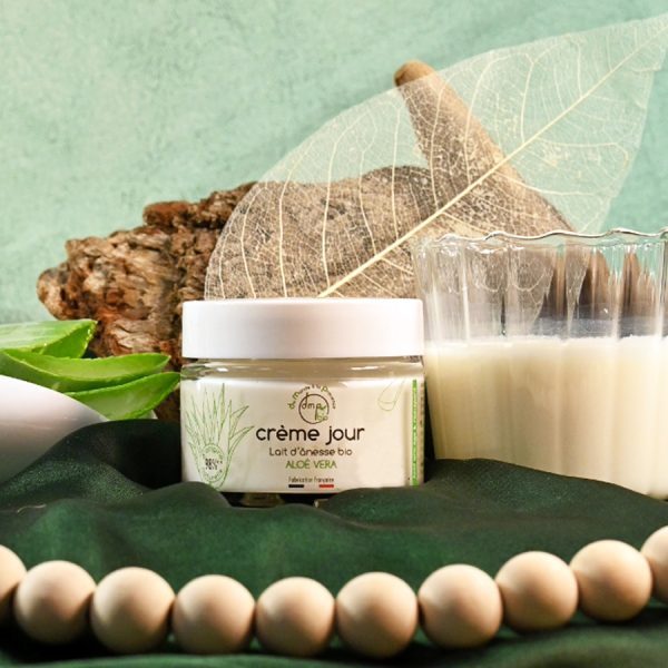 Crème Jour visage au Lait d'Ânesse BIO et Aloé Vera BIO - 40ml – Image 3