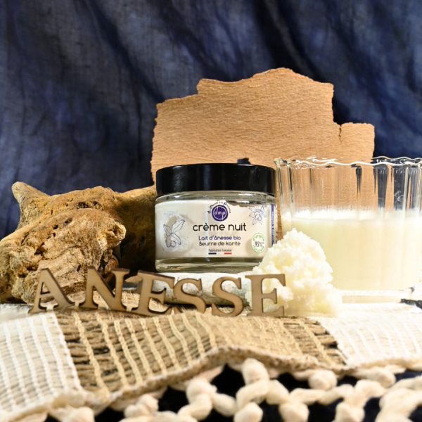 Crème Nuit Visage au Lait d’Ânesse BIO et Karité - 40 ml – Image 3