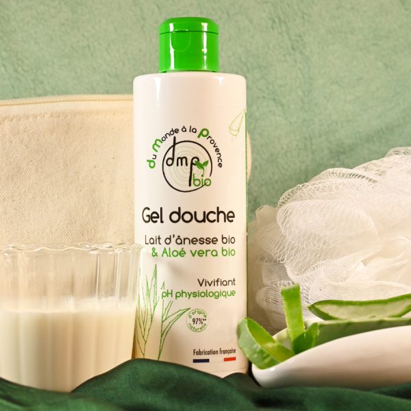 Gel douche au Lait d'Ânesse BIO et Aloé Vera BIO - 250ml – Image 3