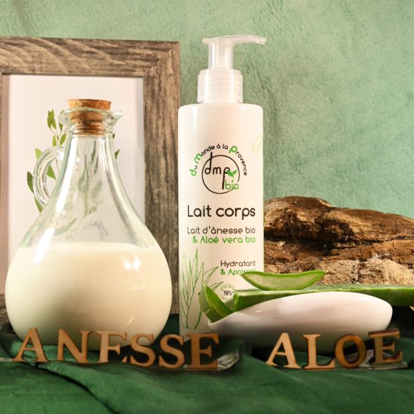 Lait corps au Lait d’Ânesse BIO et Aloé Vera BIO - 250ml – Image 3