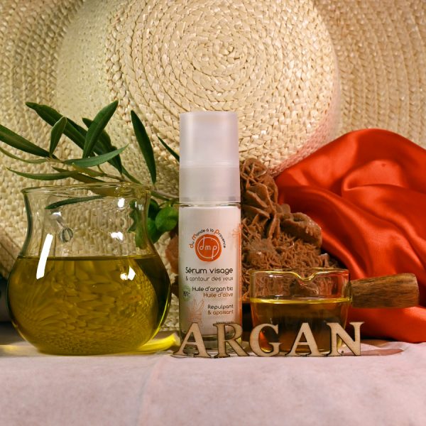 Sérum visage et contour des yeux à l’Argan BIO parfum Fleur d'Oranger - 30 ml – Image 3