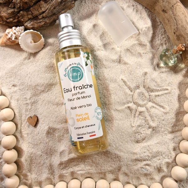 Eau fraîche Corps et Cheveux - Parfum Fleur de Monoï - 100ml – Image 3