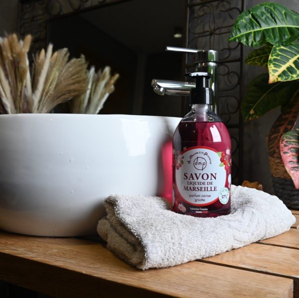 Savon de Marseille liquide parfum Cerise griotte - 500ml – Image 3