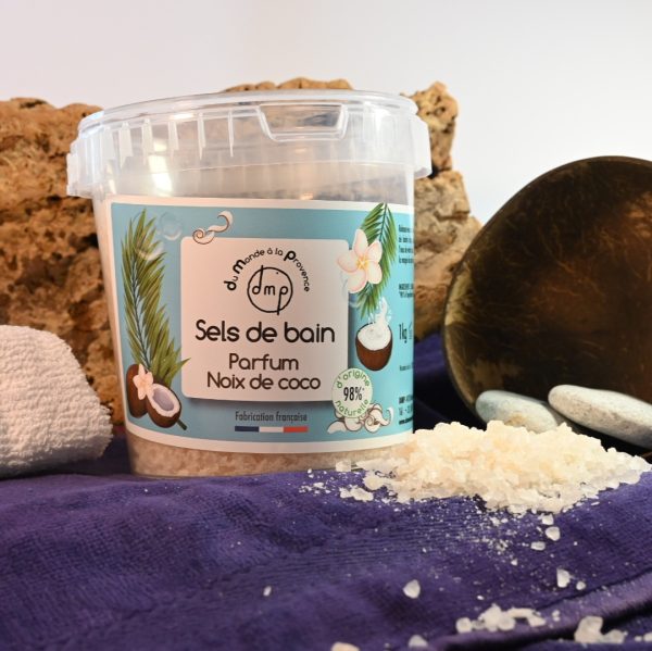 Sels de bain parfum Noix de Coco - 1kg – Image 2