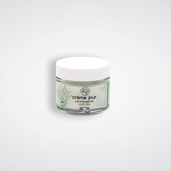 Crème Jour visage au Lait d'Ânesse BIO et Aloé Vera BIO - 40ml