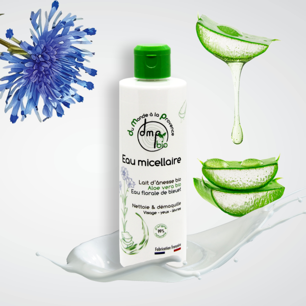 Eau micellaire au Lait d'Ânesse BIO et Aloé Vera BIO - 250 ml – Image 2