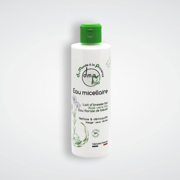 Eau micellaire au Lait d'Ânesse BIO et Aloé Vera BIO - 250 ml