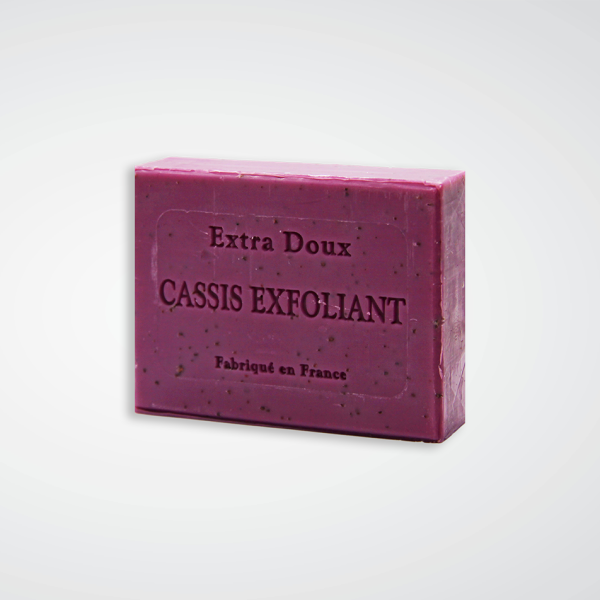 Savon de Provence solide Exfoliant parfum Cassis - 100g – Image 2