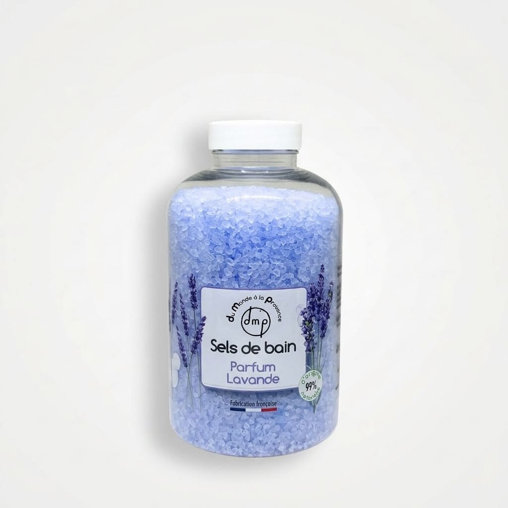 Du Monde à la Provence - Pot de sels de bain parfum Lavande