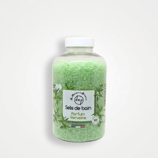 Du Monde à la Provence - pot de sels de bain à la verveine